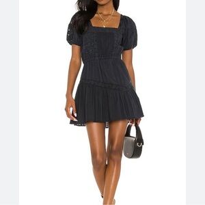 Love Shack Fancy black Stern dress size small